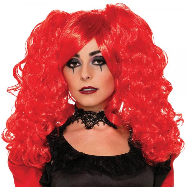 Vixen Röd Peruk med Tofsar - Partyhallen.se
