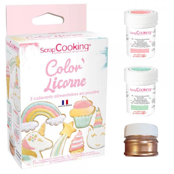 Pulverfrg Set Unicorn ScrapCooking