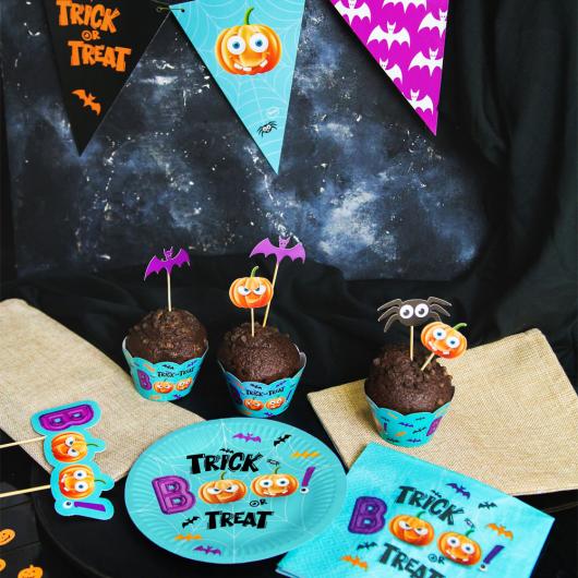 Halloween Party Picks & Wrappers Trick Or Treat