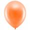 Rainbow Små Latexballonger Metallic Orange
