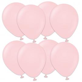 Premium Små Latexballonger Macaron Pink 100-Pack