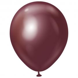 Premium Latexballonger Chrome Burgundy
