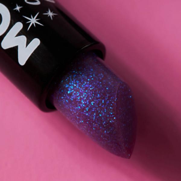 Moon Glitter Iriserande Glitter Lppstift Lila