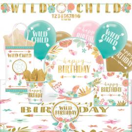 Boho Birthday Kalaspaket Deluxe 8 Pers