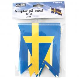 Flaggvimpel Sverigeflaggor