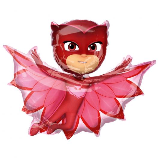 Folieballong Pyjamashjltarna Ugglis Supershape