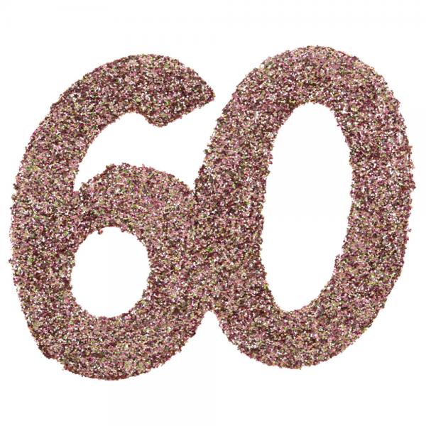 Glitterkonfetti 60 r Roseguld