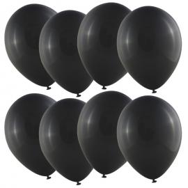 Miniballonger Metallic Svart