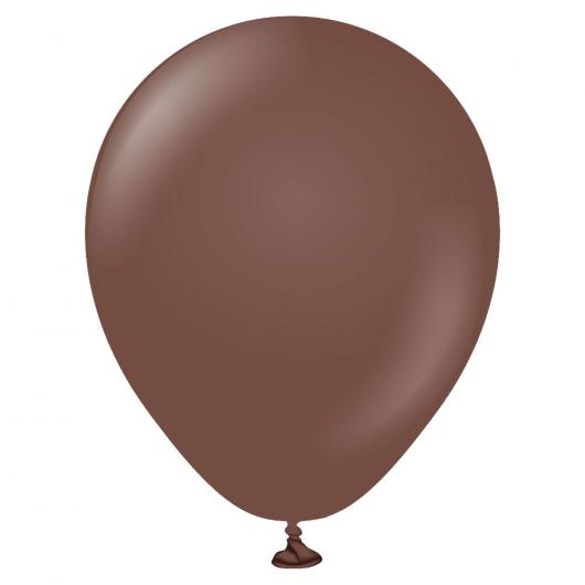 Bruna Miniballonger Chocolate Brown