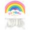 Rainbow Latexballonger Pastell Vita