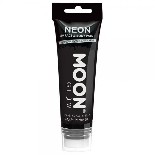 Moon Glow Neon UV Kropp- & Ansiktsfrg Svart 75 ml