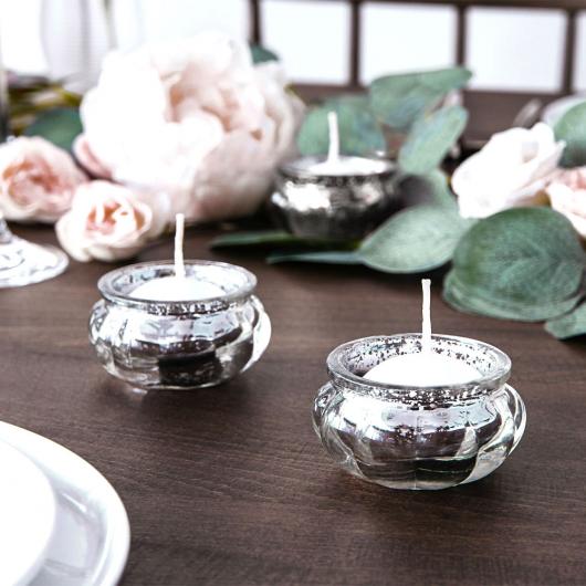 Ljushllare Glas Silver