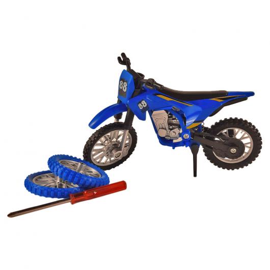 Motocross med Tillbehr Leksak