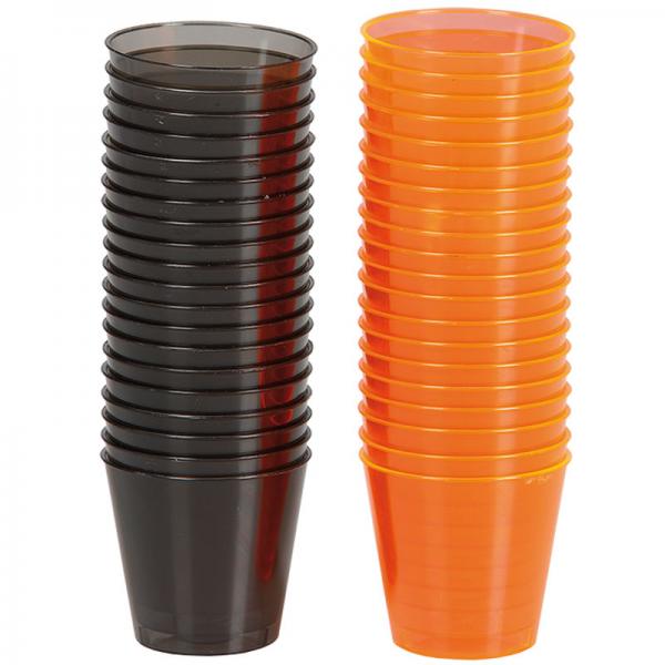 Shotglas i Plast Orange/Svart