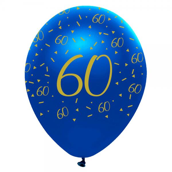 60 r Latexballonger Marinbl