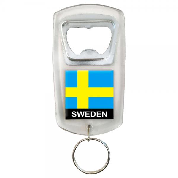 Kapsylppnare Nyckelring Sweden
