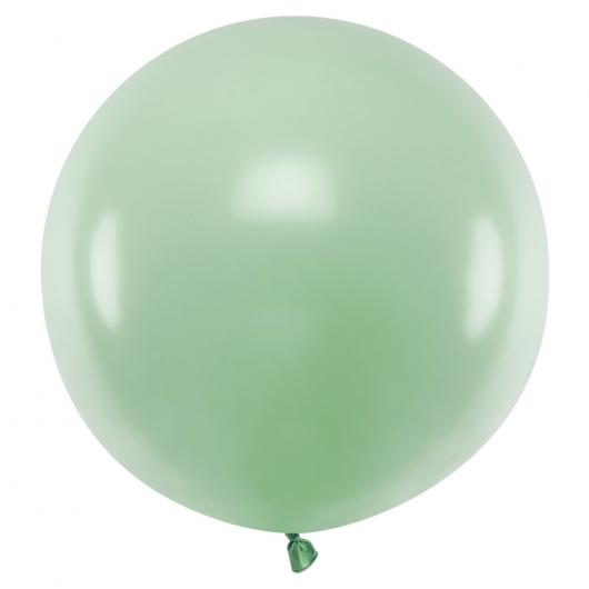 Stor Latexballong Pastell Pistaschgrön