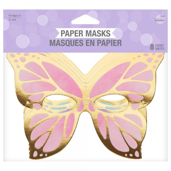 Shimmering Butterfly Pappmasker