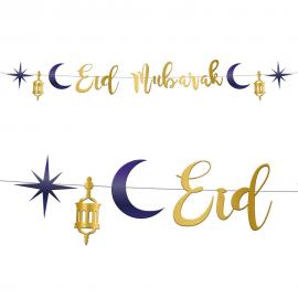 Eid Mubarak Bokstavsgirlang