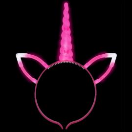 Glowstick Enhörning Diadem