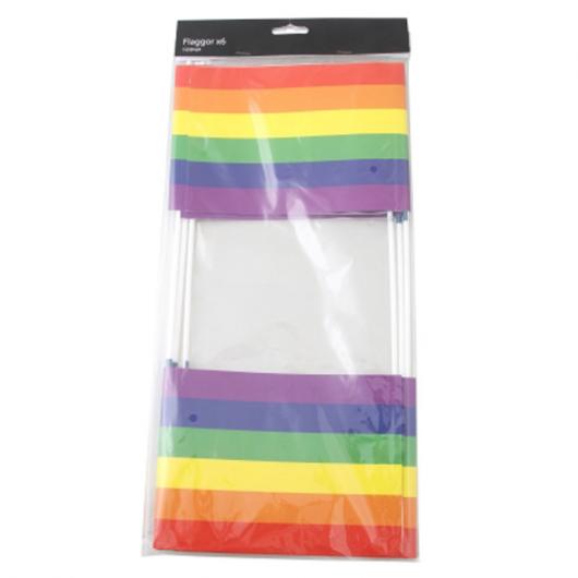 Pride flagga 6-pack