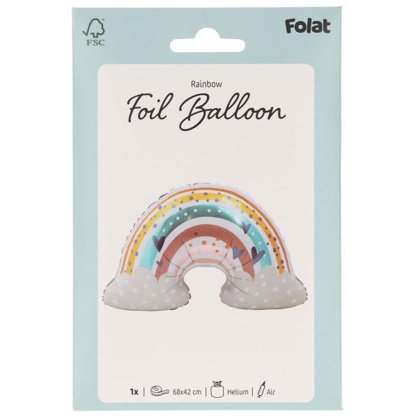 Folieballong Flerfrgad Regnbge