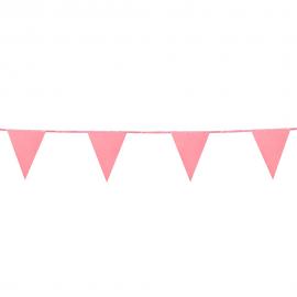 Vimpelgirlang Glitter Rosa