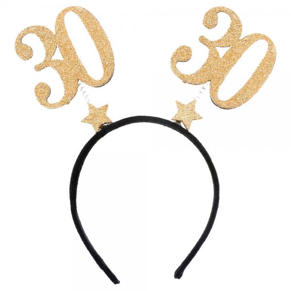 30 rs Diadem Glitter Guld