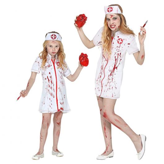 Zombie Sjuksköterska Dräkt Barn