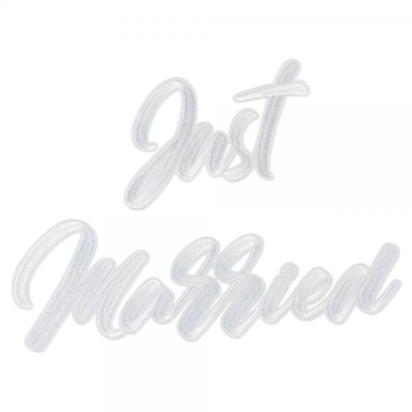 Just Married Tygmrken Vit