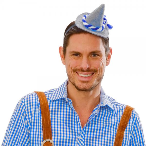 Oktoberfest Diadem med Spetsig Hatt