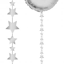 Ballongsnöre Stjärnor Silver