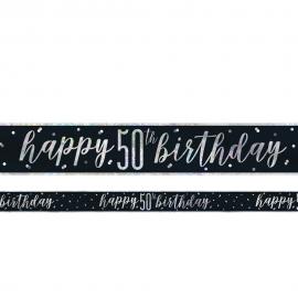 Happy 50th Birthday Banderoll