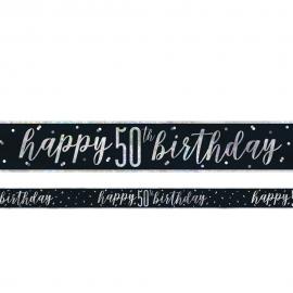 Happy 50th Birthday Banderoll