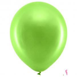 Rainbow Latexballonger Metallic Ljusgröna