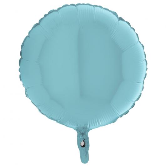 Folieballong Rund Pastellblå