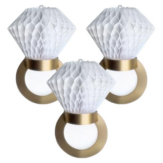 Förlovningsring Honeycomb Dekoration