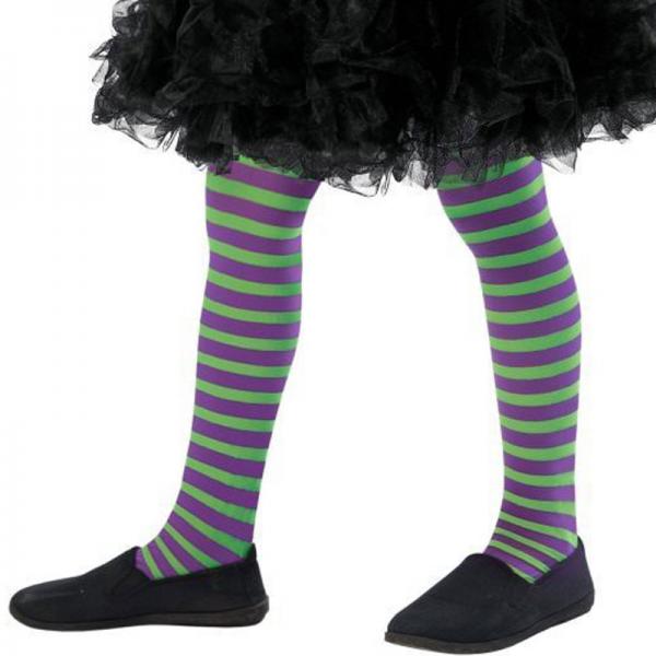 Wicked Witch Lila & Grn Tights Barn