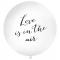 Love Is In The Air Gigantisk Ballong Vit och Svart