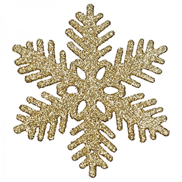 Guldiga Snöflingor Julgranspynt Partyhallen.se