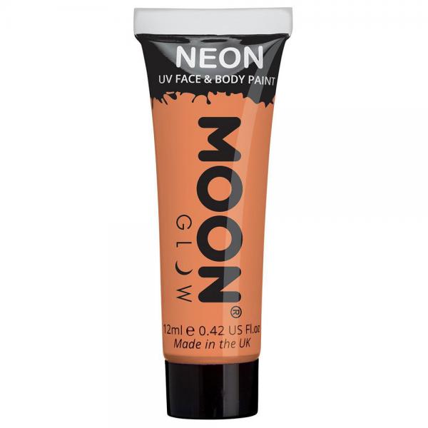 Moon Glow Pastell Neon UV Kropp- & Ansiktsfrg Pastell Orange