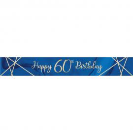 Happy 60th Birthday Girlang Marinblå