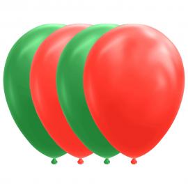 Ballongmix Röd/Grön 10-pack