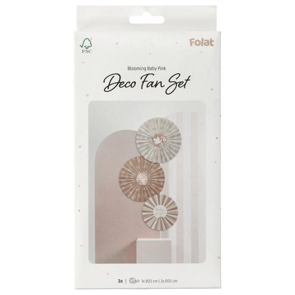 Hngande Dekorationer Solfjder Baby Girl 3-pack