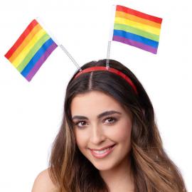 Diadem med Prideflaggor
