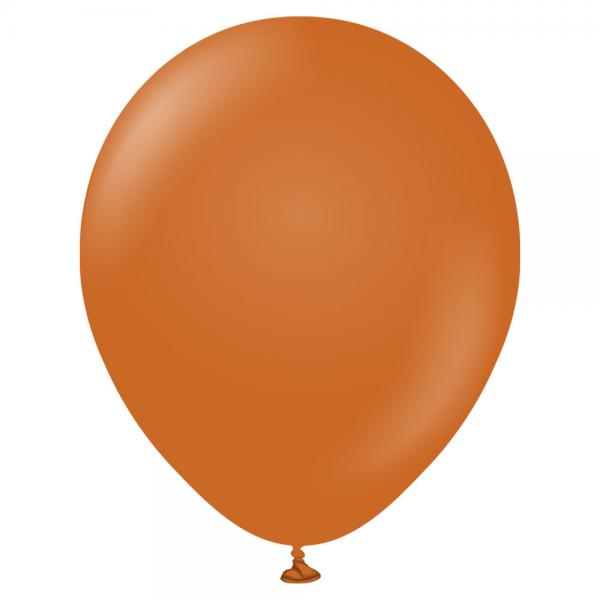 Orange Stora Standard Latexballonger Rust Orange
