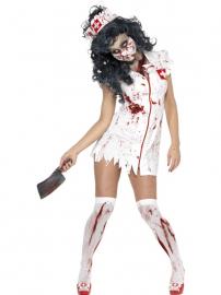 Zombie Sjuksköterska Maskeraddräkt