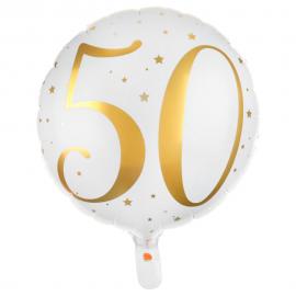 50 Års Folieballong Stjärnor