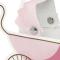 Baby Shower Presentaskar Barnvagn Rosa