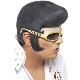 Elvis Halvmask med Gummiglasögon
